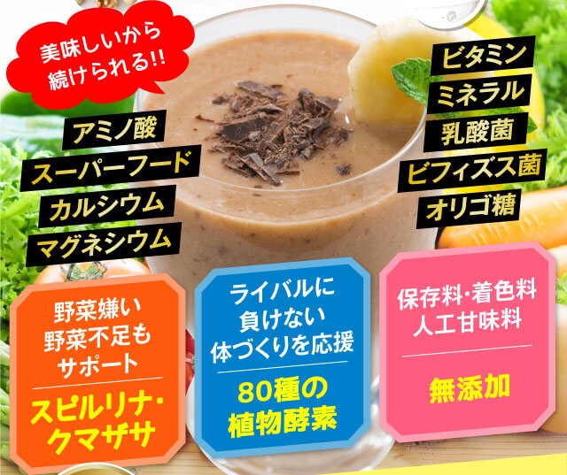 のびのびスムージー | 商品紹介《健商公式ショップHP》
